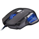 Ratón C-Tech Akantha Gaming USB 2400 DPI Azul 6 Botões Programáveis