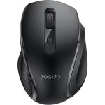 Ratón Yesido KB45 inalámbrico 2400 DPI negro con DPI ajustable