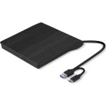 Externer DVD-Brenner C-Tech DVD-USB-AC USB 2.0 Slim Schwarz