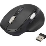 Ratón Renkforce RF-WM-220 Bluetooth 4800 DPI Negro Ergonomía Recargable