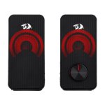 Haut-parleurs Redragon Stentor 2.0 USB et jack 6W avec éclairage rouge