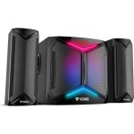 Haut-parleurs Yenkee 2.1 Bluetooth 50W avec télécommande et éclairage LED RGB