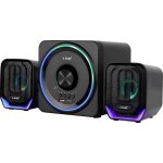 Altavoces LinQ PC Bluetooth 2.1 10 W con USB y entrada auxiliar