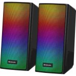 Colunas Defender Spitfire 2.0 Bluetooth USB 6W com LED e Bluetooth 5.2