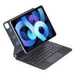 Royal Bailey Mk-x7 Funda Con Bluetooth Teclado Para Ipad Air 11(2024)/ipad Air 5 10.9(2022)/ipad Air 4 10.9(2020)/ipad Pro 11(2022/2021/2020/2018) Negro