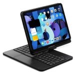 Royal Bailey P11 Funda Con Bluetooth Teclado Para Ipad Air 11(2024)/ipad Air 5 10.9(2022)/ipad Air 4 10.9(2020)/ipad Pro 11(2022/2021/2020/2018) Negro