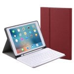 Royal Bailey Rk129b Funda Con Bluetooth Teclado Para Ipad Pro 12.9(2015/2017) Rojo