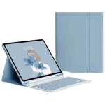 Royal Bailey Ps-t500-1 Funda Con Bluetooth Teclado Para Samsung Tab A7 10.4" T500/t509 Azul