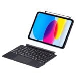 Royal Bailey U8-10th Funda Con Bluetooth Teclado Para Ipad 10th(2022)10.9 Negro