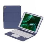 Royal Bailey T206 Funda Con Bluetooth Teclado Para Ipad 10.2(2021/2020/2019)/ipad Air 10.5/ipad Pro 10.5 Morado