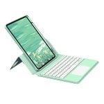 Royal Bailey Sx129c Funda Con Bluetooth Teclado Para Ipad Air 13(2024)/ipad Pro 12.9(2022/2021/2020/2018) Verde