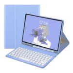 Royal Bailey Ts131 Funda Con Bluetooth Teclado Para Ipad Air 13(2024)/ipad Pro 12.9(2022/2021/2020/2018) Morado