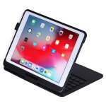 Royal Bailey Q7 Funda Con Bluetooth Teclado Para Ipad 10.2(2021/2020/2019)/ipad Air 10.5/ipad Pro 10.5 Negro