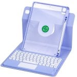 Royal Bailey Pd-e006 Funda Con Bluetooth Teclado Para Ipad 9.7" Morado