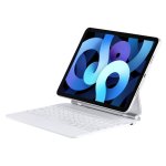 Royal Bailey Mk-x7 Funda Con Bluetooth Teclado Para Ipad Air 11(2024)/ipad Air 5 10.9(2022)/ipad Air 4 10.9(2020)/ipad Pro 11(2022/2021/2020/2018) Blanco