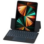 Royal Bailey J3125-6 Funda Con Bluetooth Teclado Para Ipad Air 11(2024)/ipad Air 5 10.9(2022)/ipad Air 4 10.9(2020)/ipad Pro 11(2022/2021/2020/2018) Negro