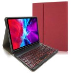 Royal Bailey Rk11d Funda Con Bluetooth Teclado Para Ipad Air 11(2024)/ipad Air 5 10.9(2022)/ipad Air 4 10.9(2020)/ipad Pro 11(2022/2021/2020/2018) Rojo
