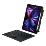 Royal Bailey Yj102 Funda Con Bluetooth Teclado Para Ipad 10.2(2021/2020/2019)/ipad Air 10.5/ipad Pro 10.5 Negro