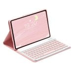 Royal Bailey Rt102 Funda Con Bluetooth Teclado Para Ipad 10.2(2021/2020/2019)/ipad Air 10.5/ipad Pro 10.5 Rosa