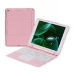 Royal Bailey T206 Funda Con Bluetooth Teclado Para Ipad 10.2(2021/2020/2019)/ipad Air 10.5/ipad Pro 10.5 Rosa
