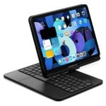 Royal Bailey Ap11s Funda Con Bluetooth Teclado Para Ipad Air 11(2024)/ipad Air 5 10.9(2022)/ipad Air 4 10.9(2020)/ipad Pro 11(2022/2021/2020/2018) Negro