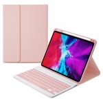 Royal Bailey Hk-109 Funda Con Bluetooth Teclado Para Ipad Air 11(2024)/ipad Air 5 10.9(2022)/ipad Air 4 10.9(2020)/ipad Pro 11(2022/2021/2020/2018) Rosa