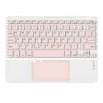 Royal Bailey Pd-c12 Funda Con Bluetooth Teclado Para Ipad 10.2(2021/2020/2019)/ipad Air 10.5/ipad Pro 10.5 Rosa
