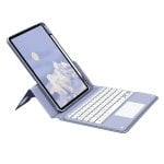 Royal Bailey Sx129c Funda Con Bluetooth Teclado Para Ipad Air 13(2024)/ipad Pro 12.9(2022/2021/2020/2018) Morado