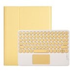 Royal Bailey Ym12c Funda Con Bluetooth Teclado Para Ipad 10.2(2021/2020/2019)/ipad Air 10.5/ipad Pro 10.5 Amarillo