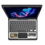 Royal Bailey Jt11-1 Funda Con Bluetooth Teclado Para Ipad Air 11(2024)/ipad Air 5 10.9(2022)/ipad Air 4 10.9(2020)/ipad Pro 11(2022/2021/2020/2018) Negro