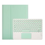 Royal Bailey Ym11c Funda Con Bluetooth Teclado Para Ipad Air 11(2024)/ipad Air 5 10.9(2022)/ipad Air 4 10.9(2020)/ipad Pro 11(2022/2021/2020/2018) Verde