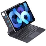 Royal Bailey Mk-x7-1 Funda Con Bluetooth Teclado Para Ipad Air 11(2024)/ipad Air 5 10.9(2022)/ipad Air 4 10.9(2020)/ipad Pro 11(2022/2021/2020/2018) Negro