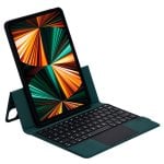 Royal Bailey J5026 Funda Con Bluetooth Teclado Para Ipad Air 11(2024)/ipad Air 5 10.9(2022)/ipad Air 4 10.9(2020)/ipad Pro 11(2022/2021/2020/2018) Verde