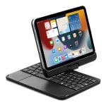 Royal Bailey T129s Funda Con Bluetooth Teclado Para Ipad Air 13(2024)/ipad Pro 12.9(2022/2021/2020/2018)negro