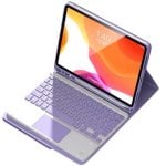 Royal Bailey Ps11c-1 Funda Con Bluetooth Teclado Para Ipad Air 11(2024)/ipad Air 5 10.9(2022)/ipad Air 4 10.9(2020)/ipad Pro 11(2022/2021/2020/2018) Morado