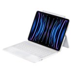 Royal Bailey Pj5026-3d Funda Con Bluetooth Teclado Para Ipad Air 11(2024)/ipad Air 5 10.9(2022)/ipad Air 4 10.9(2020)/ipad Pro 11(2022/2021/2020/2018)
 Blanco