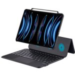 Royal Bailey Pj5026-3d Funda Con Bluetooth Teclado Para Ipad Air 11(2024)/ipad Air 5 10.9(2022)/ipad Air 4 10.9(2020)/ipad Pro 11(2022/2021/2020/2018)
 Negro