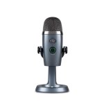 Microphone Logitech G Yeti Nano USB cardioïde et omnidirectionnel gris avec mute