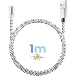 Cavo di ricarica magnetico 3-in-1 Avizar USB-A a USB-C e Lightning 1m