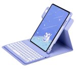 Royal Bailey Pd-d209 Funda Con Bluetooth Teclado Para Ipad 10th(2022)10.9 Morado