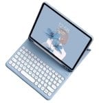 Royal Bailey Ty-x210 Funda Con Bluetooth Teclado Para Samsung Funda Con Bluetooth Teclado Para Galaxy Tab A9+ 11" X210 Azul