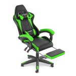 Chaise de Bureau Naspaluro Ergonomique Gaming Cuir PU Repos-tête