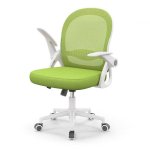 Chaise de bureau Naspaluro ergonomique réglable en hauteur vert