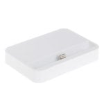 Flache Ladeplatte Dam Electronics iPhone 5/SE/6/6 Plus Weiss