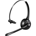 Auriculares Tecknet HS004 inalámbricos Bluetooth 5.2 On Ear con cancelación de ruido y micrófono negro