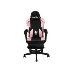 Sedia gaming Konix Hello Kitty con cuscino lombare e poggiapiedi
