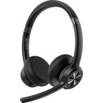 Auriculares Tecknet sans fil Bluetooth 5.2 avec réduction passive du bruit, micro et 50h autonomie, noirs