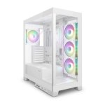 Carcasa ordenador ZOLYD Vexora White ATX con ventilación ARGB y USB-C