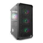 Boîtier PC Zolyd Vyntrix Micro-ATX Verre Trempé ARGB Bois