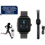 Pulseira de Atividade Hasbro CAR006 Bluetooth Preto USB Smart-Time Po-App